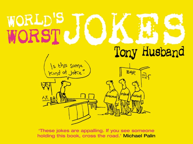 Book cover of World's Worst Jokes by Tony Husband