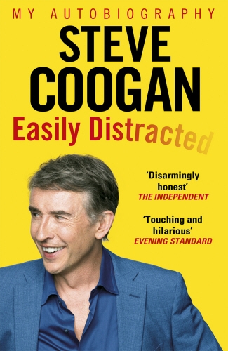 Book cover of Easily Distracted by Steve Coogan