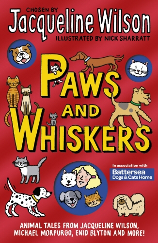 Book cover of Paws and Whiskers by Jacqueline Wilson