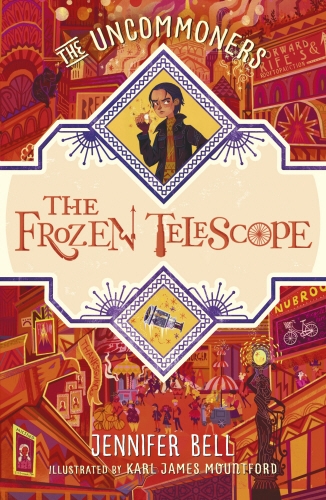 Book cover of The Frozen Telescope by Jennifer Bell