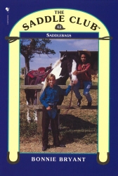 Book cover of Saddle Club 42 - Saddlebags by Bonnie Bryant