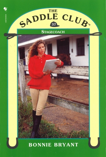 Book cover of Saddle Club 37: Stage Coach by Bonnie Bryant
