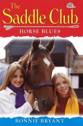 Book cover of Saddle Club 62: Horse Blues by Bonnie Bryant