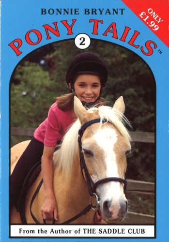 Book cover of Pony Tails 2 : May's Riding Lesson by Bonnie Bryant