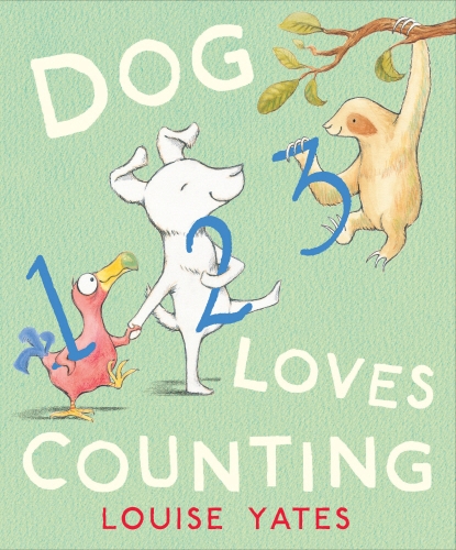 Book cover of Dog Loves Counting by Louise Yates