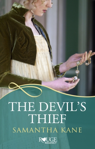 Book cover of The Devil's Thief: A Rouge Regency Romance by Samantha Kane