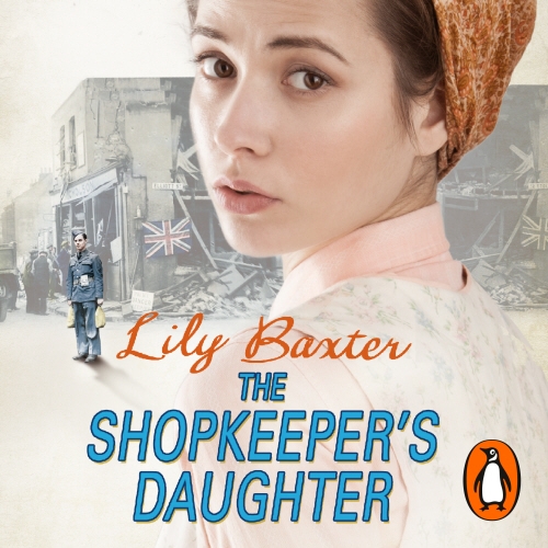 Book cover of The Shopkeeper’s Daughter by Lily Baxter