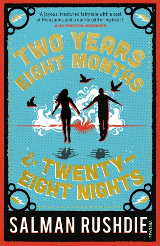Book cover of Two Years Eight Months and Twenty-Eight Nights by Salman Rushdie