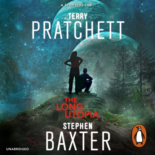 Book cover of The Long Utopia by Terry Pratchett, Stephen Baxter