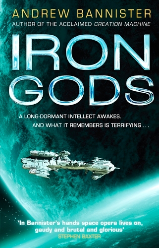 Book cover of Iron Gods by Andrew Bannister