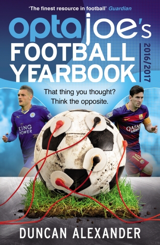 Book cover of OptaJoe's Football Yearbook 2016 by Duncan Alexander