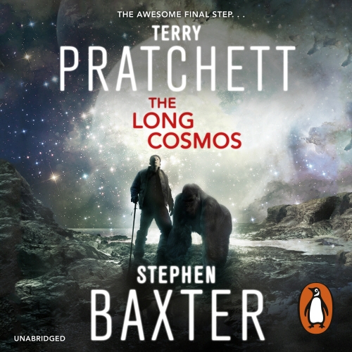 Book cover of The Long Cosmos by Terry Pratchett, Stephen Baxter