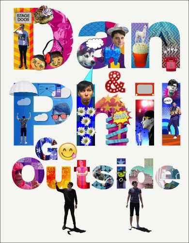 Book cover of Dan and Phil Go Outside by Dan Howell, Phil Lester