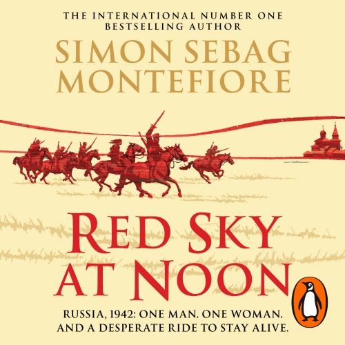 Book cover of Red Sky at Noon by Simon Sebag Montefiore
