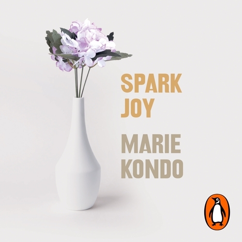Book cover of Spark Joy by Marie Kondo
