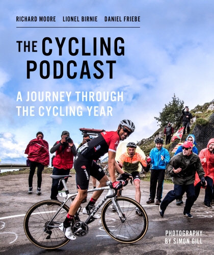 Book cover of A Journey Through the Cycling Year by The Cycling Podcast