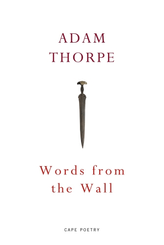 Book cover of Words From the Wall by Adam Thorpe