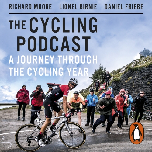 Book cover of A Journey Through the Cycling Year by The Cycling Podcast