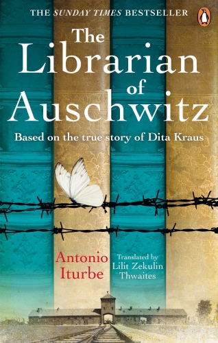 Book cover of The Librarian of Auschwitz by Antonio Iturbe