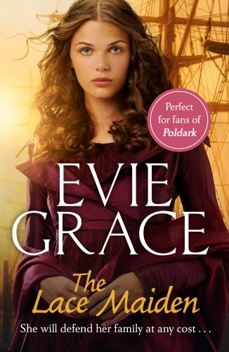 Book cover of The Lace Maiden by Evie Grace