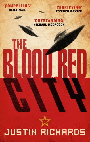 Book cover of The Blood Red City by Justin Richards