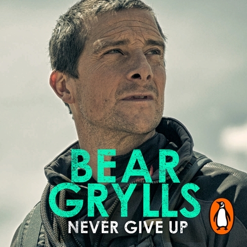 Book cover of Never Give Up by Bear Grylls