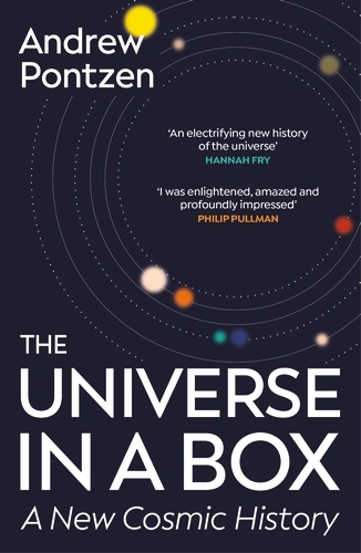 Book cover of The Universe in a Box by Andrew Pontzen