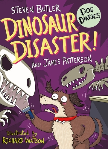 Book cover of Dog Diaries: Dinosaur Disaster! by Steven Butler, James Patterson