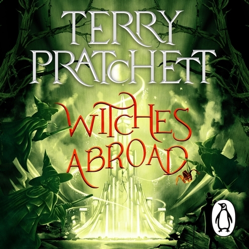 Book cover of Witches Abroad by Terry Pratchett