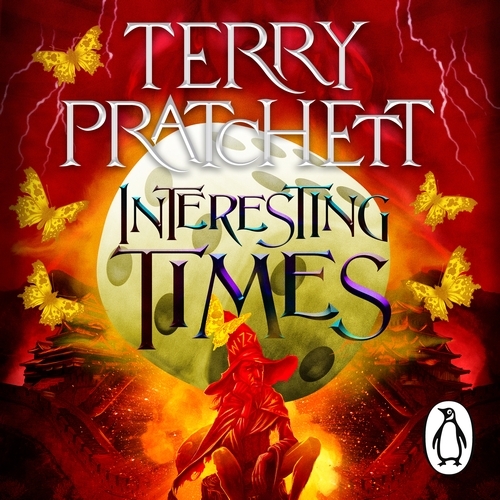 Book cover of Interesting Times by Terry Pratchett