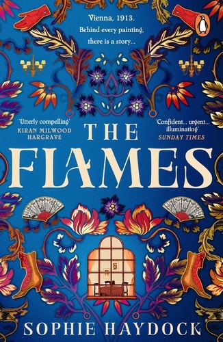 Book cover of The Flames by Sophie Haydock