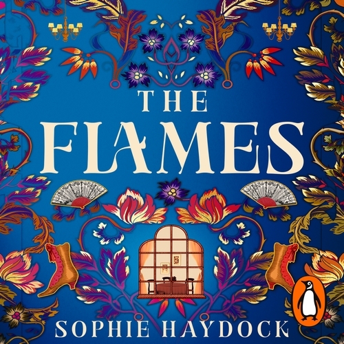Book cover of The Flames by Sophie Haydock
