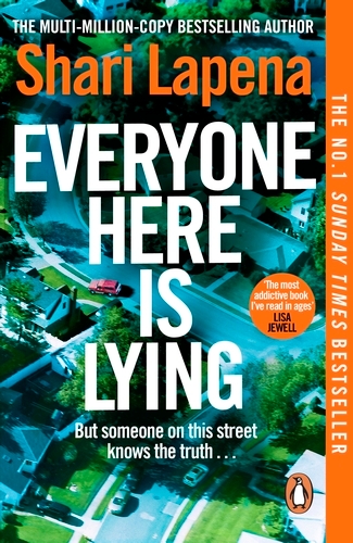 Book cover of Everyone Here is Lying by Shari Lapena