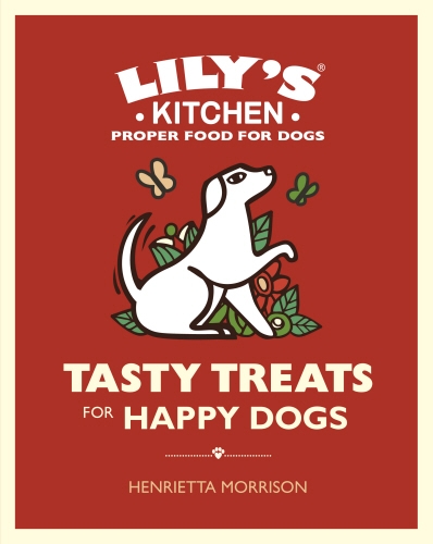 Book cover of Tasty Treats for Happy Dogs by Henrietta Morrison