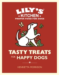 Book cover of Tasty Treats for Happy Dogs by Henrietta Morrison