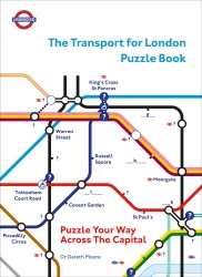 Book cover of The Transport for London Puzzle Book by Dr Gareth Moore, TfL