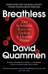 Book cover of Breathless by David Quammen
