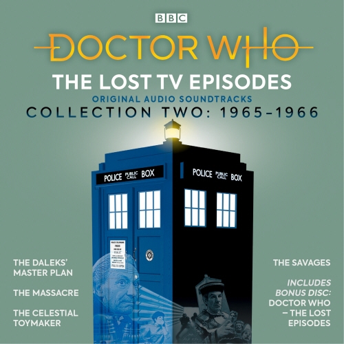 Book cover of Doctor Who: The Lost TV Episodes Collection Two by Terry Nation, Dennis Spooner, John Lucarotti, Gerry Davis, Ian Stuart Black