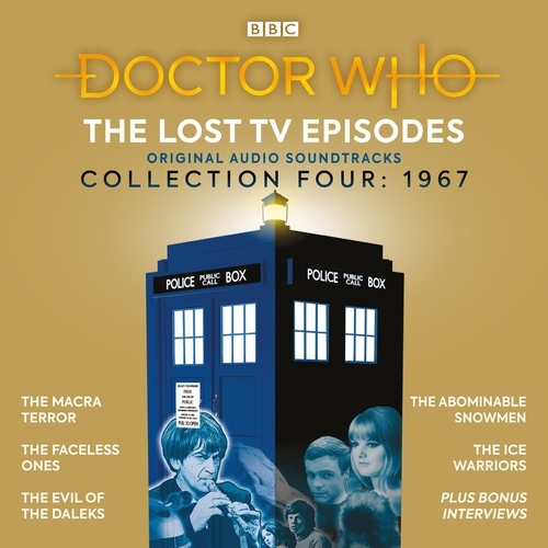 Book cover of Doctor Who: The Lost TV Episodes Collection Four by Ian Stuart Black, David Ellis, Malcolm Hulke, David Whitaker, Mervyn Haisman & Henry Lincoln, Brian Hayles