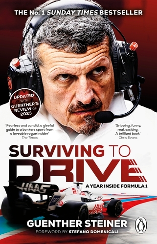 Book cover of Surviving to Drive by Guenther Steiner