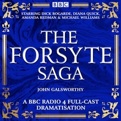 Book cover of The Forsyte Saga by John Galsworthy