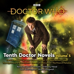 Book cover of Doctor Who: Tenth Doctor Novels Volume 5 by Jacqueline Rayner, Stephen Cole, Justin Richards, Mike Tucker, Colin Brake
