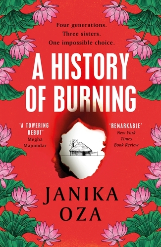 Book cover of A History of Burning by Janika Oza