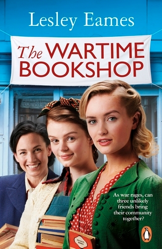 Book cover of The Wartime Bookshop by Lesley Eames