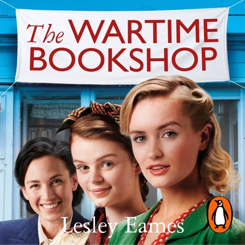 Book cover of The Wartime Bookshop by Lesley Eames