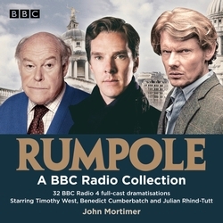 Book cover of Rumpole: A BBC Radio Collection by John Mortimer