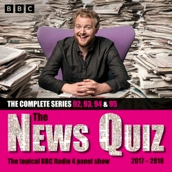 Book cover of The News Quiz: 2017 – 2018 by BBC Radio Comedy