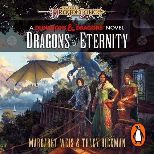 Book cover of Dragonlance: Dragons of Eternity by Margaret Weis, Tracy Hickman