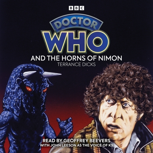 Book cover of Doctor Who and the Horns of Nimon by Terrance Dicks