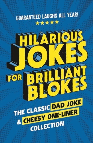 Book cover of Hilarious Jokes for Brilliant Blokes by Pop Press